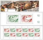 Timbre: Carnet 40 ans de la Sabine de Gandon