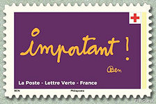 Timbre: Croix Rouge : Important 