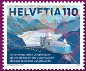 Timbre: Station de recherche Jungfraujoch