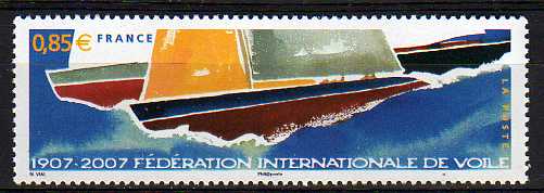 Timbre: F&eacute;d&eacute;ration internationale de voile