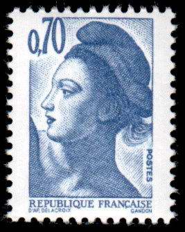 Timbre: Libert&eacute; de Gandon