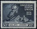 Timbre: 75&deg; Anniversaire de l'U.P.U.