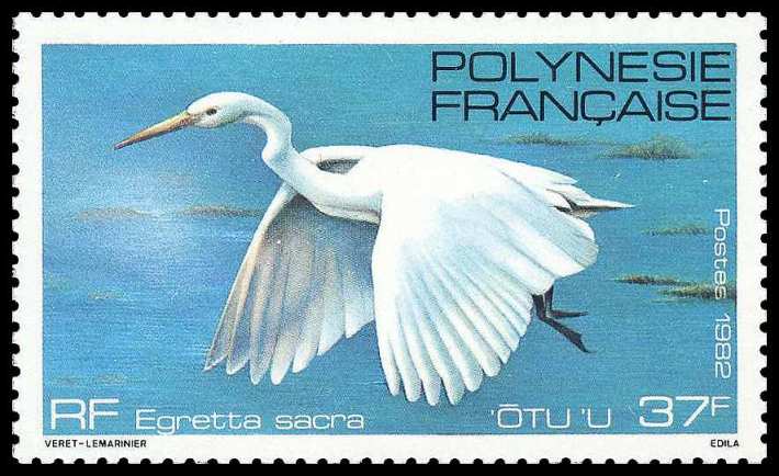 Timbre: Aigrette sacr&eacute;e