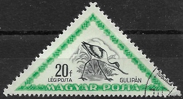 Timbre: Avocette &eacute;l&eacute;gante