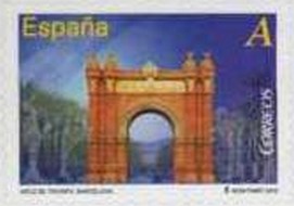 Timbre: Portes Monumentales: Arc de triomphe (Barcelone)