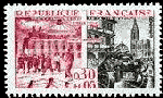 Timbre: Lib&eacute;ration de Paris et Strasbourg