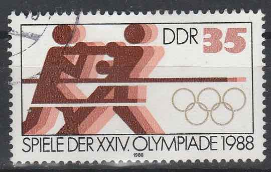 Timbre: &ldquo;Jeux olympiques de S&eacute;oul&rdquo; boxe