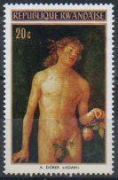 Timbre: Adam par  D&uuml;rer