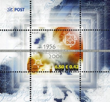 Timbre: Cinquentenaire de timbre Europa