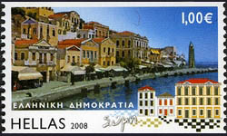 Timbre: &Icirc;les grecques, Symi