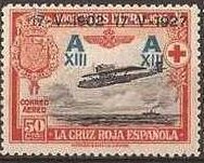 Timbre: Avion Plus Ultra surcharg&eacute;