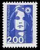 Timbre: Marianne du Bicentenaire.