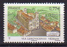 Timbre: Basilique sainte-Marie-Madelaine &agrave; V&eacute;zelay