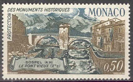 Timbre: Pont Vieux &agrave; Sospel