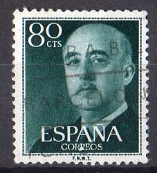 Timbre: Général Francisco Franco