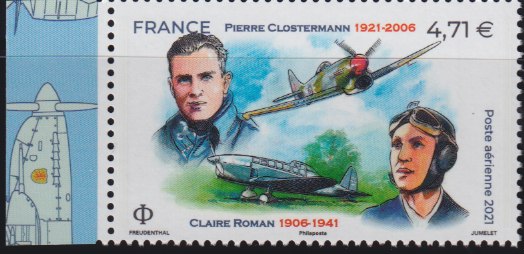 Timbre: Claire Roman et Pierre Clostermann 