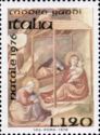 Timbre: Nativit&eacute;, Taddeo Gaddi