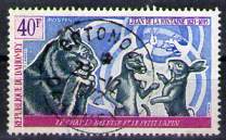 Timbre: Fable de La Fontaine - La belette et le petit lapin