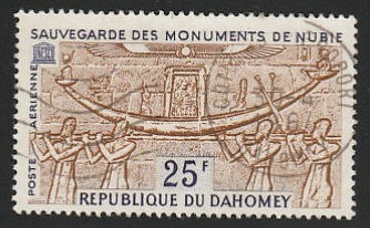 Timbre: Sauvegarde des monuments de Nubie