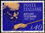 Timbre: Centenaire naiss. Arturo Toscanini