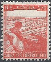 Timbre: COIN DATE Au profit des tuberculeux.