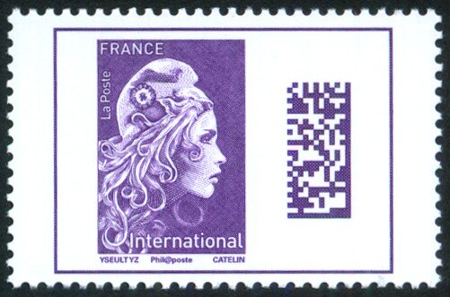 Timbre: Marianne l'Engag&eacute;e