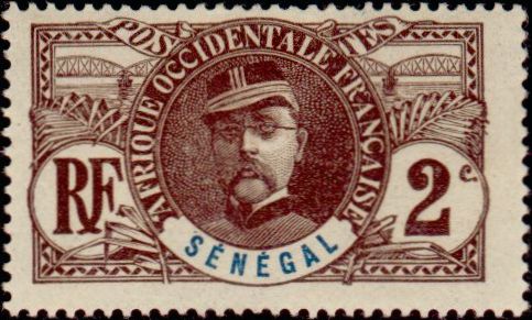 Timbre: G&eacute;n&eacute;ral Faidherbe