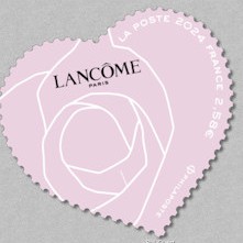 Timbre: Coeur lanc&ocirc;me (adhesif 2.58)