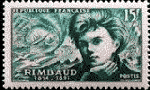 Timbre:  po&egrave;te : Arthur Rimbaud (1854-1891)