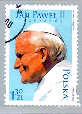 Timbre: Mort du Saint P&eacute;re Jean Paul II