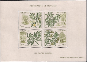 Timbre: Les quatre saisons de l'olivier