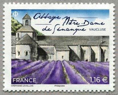 Timbre: Abbaye Notre-Dame de S&eacute;nanque (Vaucluse)