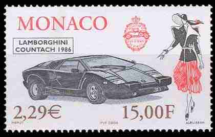Timbre: Lamborghini Countach