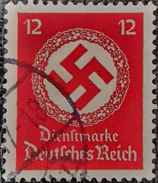 Timbre: Croix gamm&eacute;e (Avec filigrane)