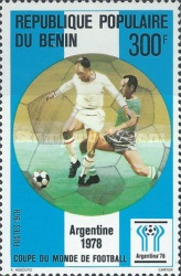 Timbre: Football Argentine 1978 " SURCHARGE "