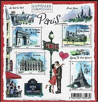 Timbre: Capitale europ&eacute;enne