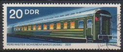 Timbre: V&eacute;hicules ferroviaires de la RDA