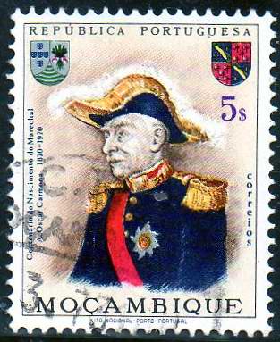 Timbre: Mar&eacute;chal Oscar Carmona