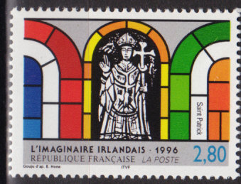 Timbre: L'imaginaire irlandais: Saint Patrick