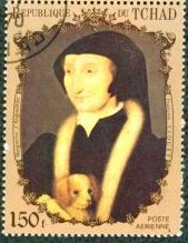 Timbre: Marguerite d'Angoul&ecirc;me - Fran&ccedil;ois Clouet