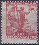 Timbre: S&eacute;rie sp&eacute;ciale &agrave; la Croatie et Dalmatie
