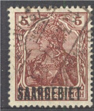 Timbre: Saargebiet