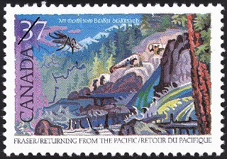 Timbre: Fraser, Retour du Pacifique
