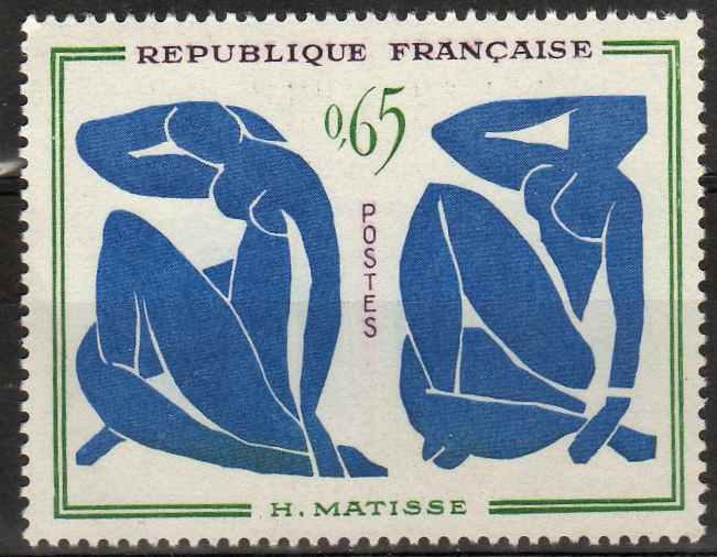 Timbre: Les Nus Bleus d'Henri Matisse