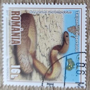 Timbre: Reptile : Taïpan du désert