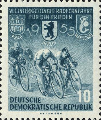 Timbre: Course cycliste internationale de la Paix