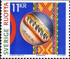 Timbre: Bouton en argent