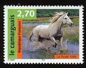 Timbre: Nature de France-Chevaux