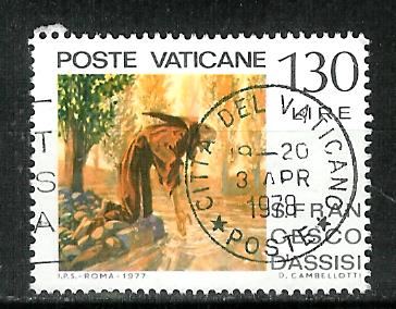 Timbre: Mort de St  Fran&ccedil;ois d' Assise