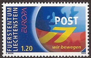Timbre: Art de l'affiche : affiche de la poste